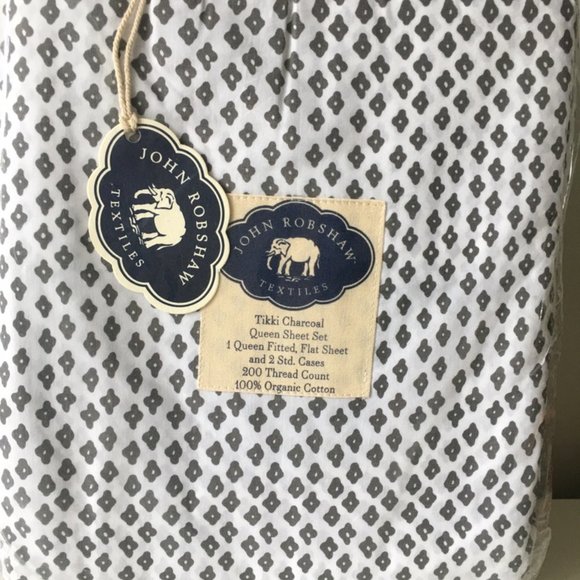 Tikki Charcoal Organic Sheet Set - Queen - Picture 4 of 6